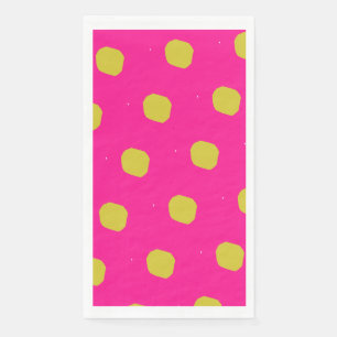 Verzadigde polka-punten Papier Napkin Servet
