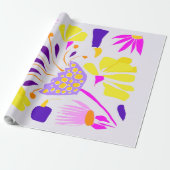Verzadigde-range Wrapping Paper Cadeaupapier (Uitgerold)