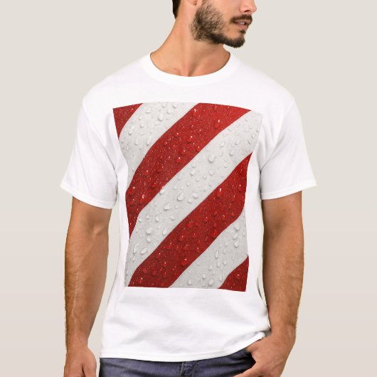 Verzadigde Strepen T-shirt (Voorkant)