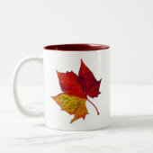 Verzadigde Sycamore Tweekleurige Koffiemok (Links)