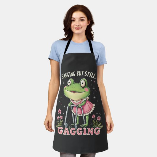 Verzakking maar nog steeds kokhalzen Funny Moederd Schort (Gedragen)