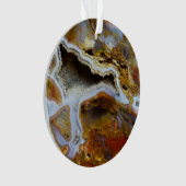 Verzakt hout met kristallen ornament (voorkant)