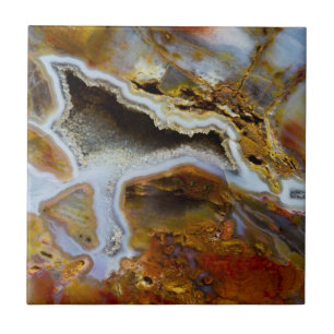 Verzakt hout met kristallen tegeltje