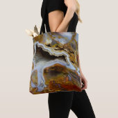 Verzakt hout met kristallen tote bag (Dichtbij)