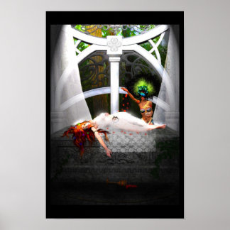 Verzakt tot rust poster