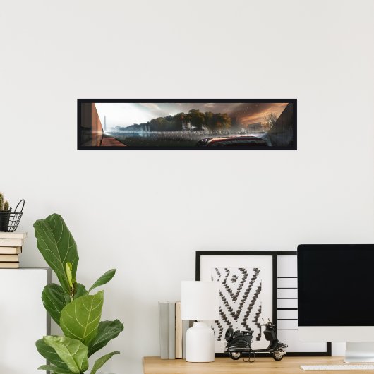 "Verzamel aan de muur" Poster (Thuiskantoor)