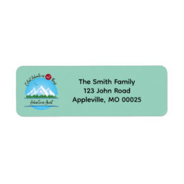 Verzamel Adventures Not Things Retour-adreslabel Etiket