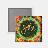 Verzamel Bloemen  Trendy Inspirerend Magneet (Voorkant / Achterkant)