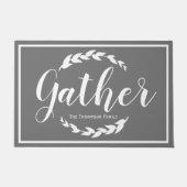 Verzamel boerderij Laurels & Grey | Achternaam Deurmat (Voorkant)