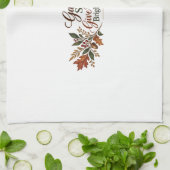 Verzamel Dank Geef Herfst Keukenhanddoek (Gevouwen)