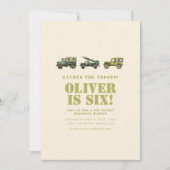 Verzamel de troepen uitnodiging voor de militaire  (Voorkant)