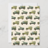 Verzamel de troepen uitnodiging voor de militaire  (Achterkant)