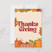 Verzamel en geef Bedankt: doe mee voor een Thanksg Bedankkaart (Achterkant)