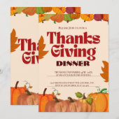 Verzamel en geef Bedankt: doe mee voor een Thanksg Kaart (Voorkant / Achterkant)