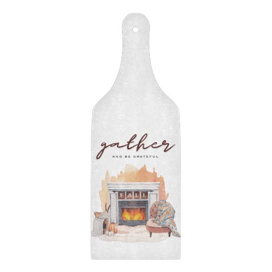 Verzamel en wees dankbaar Vriendschap Snijplank (Voorkant)