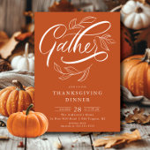 Verzamel het Thanksgiving diner Kaart