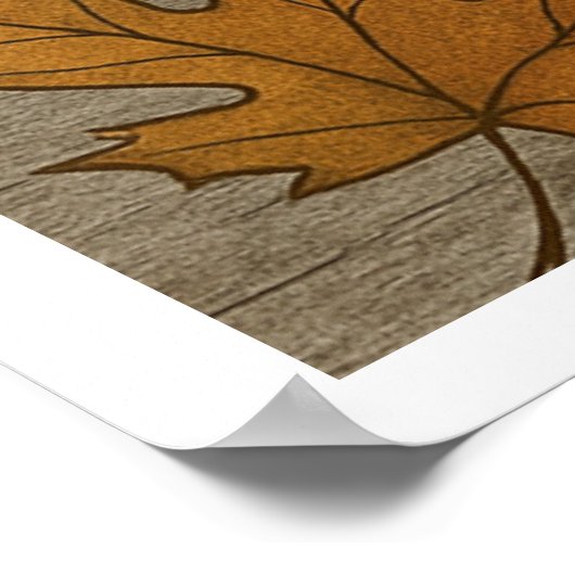 Verzamel hier met dankbare harten - muurkunst poster (Hoek)