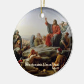 Verzamel in Mijn Naam - Matt 18:20 Schriftgedeelte Keramisch Ornament (Links)