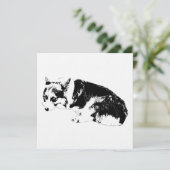 Verzamel Inkt, Cozy Corgi Kaart (Staand voorkant)