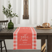 Verzamel koraal buffel check Herfst Thanksgiving k Korte Tafelloper