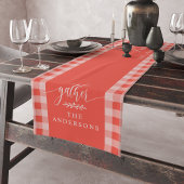 Verzamel koraal buffel check Herfst Thanksgiving k Korte Tafelloper