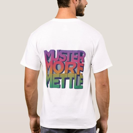 Verzamel meer mettle t-shirt (Achterkant)