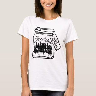 Verzamel momenten Cool Camping Quote T-shirt