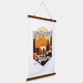 Verzamel momenten en ontdek hangend wandkleed (Gebogen)