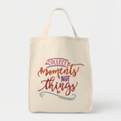 Verzamel momenten en romantische herfsttakken tote bag (Voorkant)