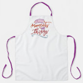 Verzamel momenten niet borduurwerk schort (Voorkant)