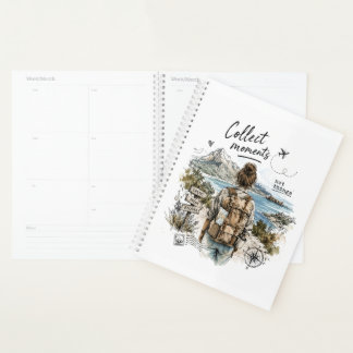 Verzamel Momenten Niet Dingen Reis Citaat Planner