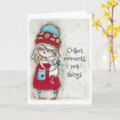 Verzamel Momenten - Vriendschapskaart (leeg binnen Kaart (Gele Bloem)