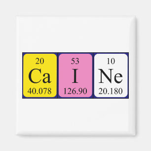 Verzamel periodieke lijstnaammagneet magneet