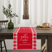 Verzamel rode buffel Controleer Herfst Thanksgivin Korte Tafelloper