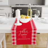 Verzamel rode buffel Controleer Herfst Thanksgivin Korte Tafelloper