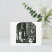 Verzamel 'rondom de boom' -  stereo-weergave briefkaart (Staand voorkant)