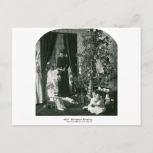 Verzamel 'rondom de boom' - stereo-weergave briefkaart