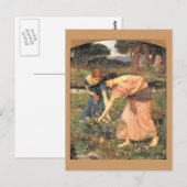 Verzamel Rozen terwijl je mei kunt - vrouwen die b Briefkaart (Voorkant / Achterkant)