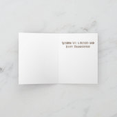 Verzamel samen Thanksgiving Wenskaart Feestdagen Kaart (Binnen)