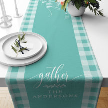 Verzamel Teal Buffalo Check Herfst Thanksgiving