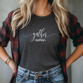 Verzamel Thanksgiving Herfst Botanische Minimalist Tri-Blend Shirt