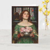 Verzamel Ye Rosebuds | John William Waterhouse Kaart (Gele Bloem)