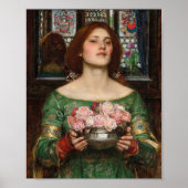 Verzamel Ye Rosebuds | John William Waterhouse Poster (Voorkant)