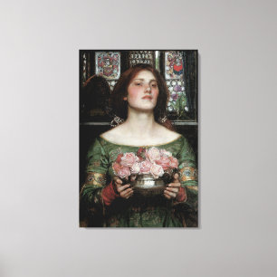 Verzamel Ye Rosebuds terwijl je mei Canvas Afdruk