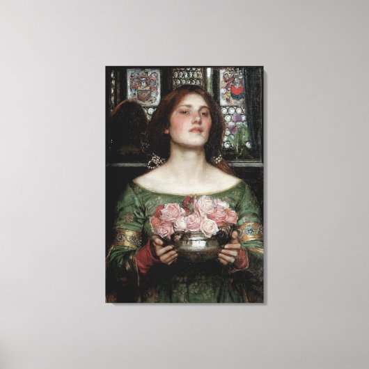 Verzamel Ye Rosebuds terwijl je mei Canvas Afdruk (Voorkant)