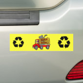 Verzamelaar schroot bumpersticker (Op auto)