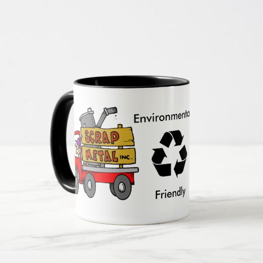 Verzamelaar schroot mok (Voorkant links)