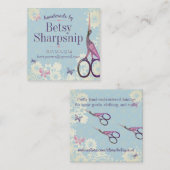 Verzamelaars voor siervogelooievaar vierkante visitekaartje (Voorkant / Achterkant)