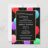 Verzamelaarsballonnen en aangepaste Confetti-leeft Kaart (Voorkant)