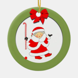 Verzamelaarveld Hockey Kerstmis 2026 Keramisch Ornament